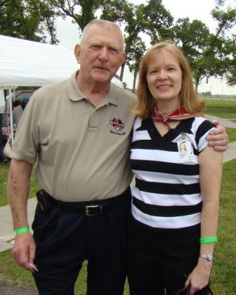 With Gene Kranz at the Apollo 13 40th anniversary party at JSC.